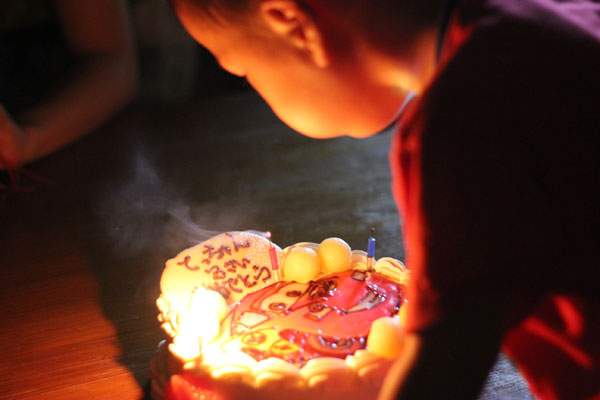 てつ誕生日ケーキ